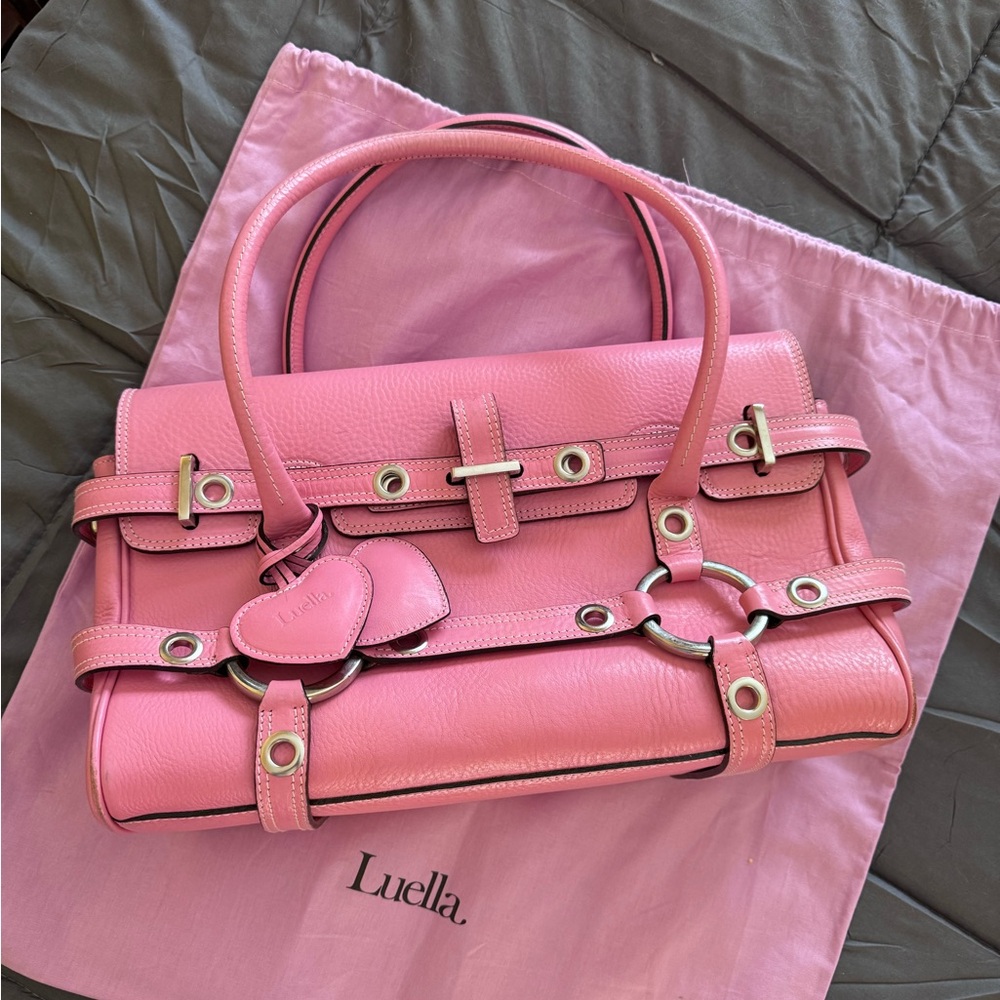 Pink Luella Gisele satchel handbag